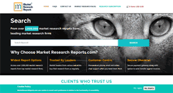 Desktop Screenshot of marketresearchreports.com